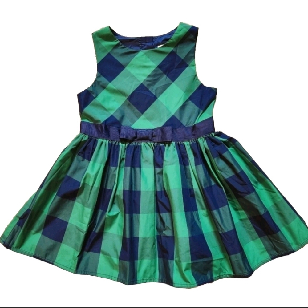 Cat & Jack formal dress Size 3t Colors Emerald Green and Navy blue